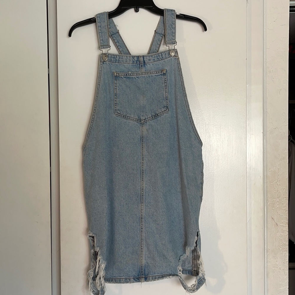 TopShop Jean Overall Dress